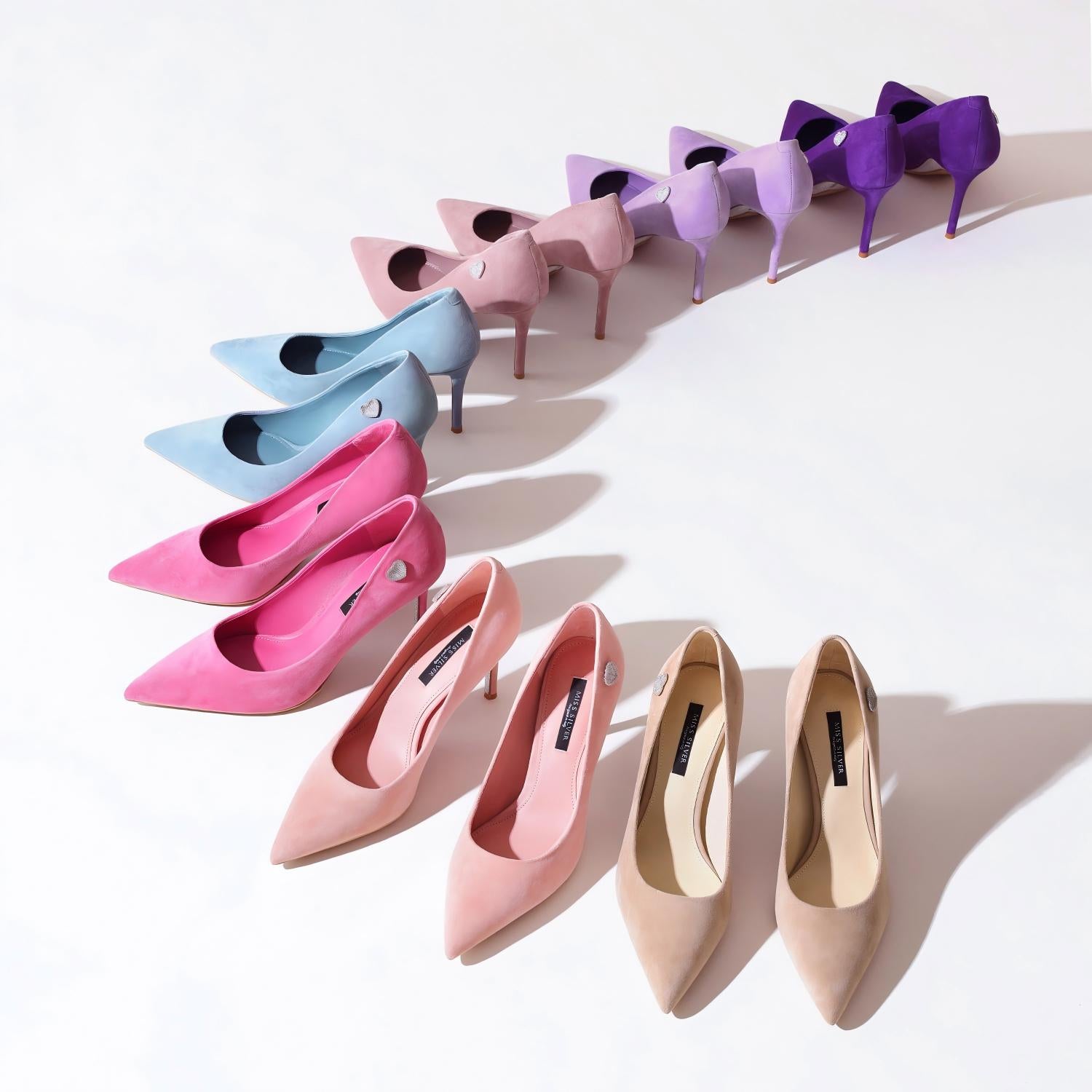 Light Mocha Suede Pointed-Toe Stiletto Pumps