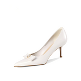 Off-White Pointed-Toe Stiletto Pumps