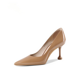 Classic Brown Stiletto Heels with Pointed Toe for Party & Office