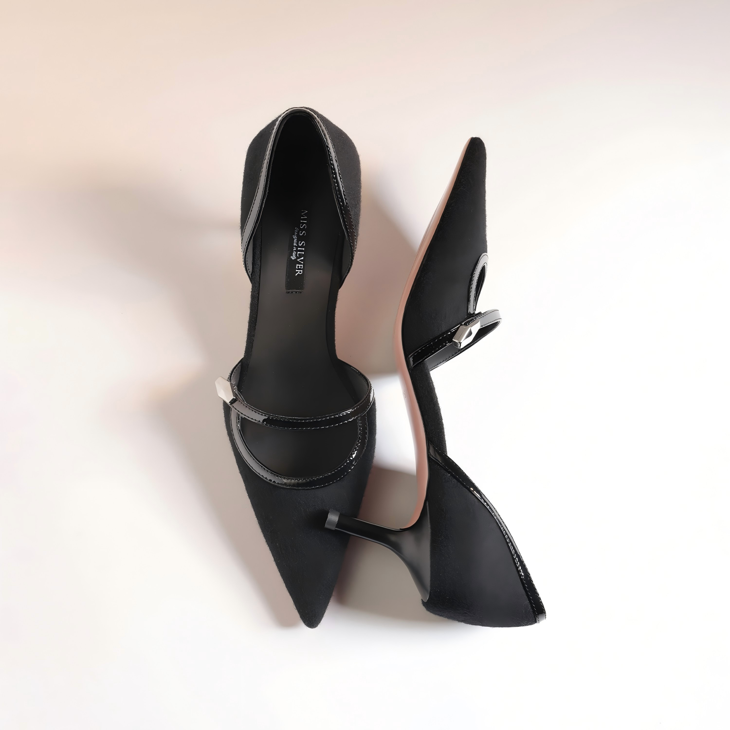 cashmere D'Orsay Mary Jane pumps
