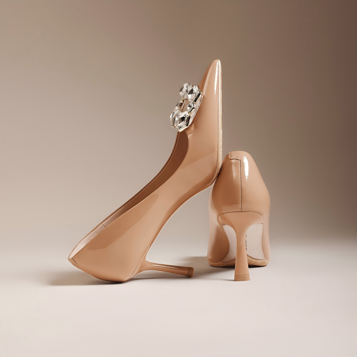 Women’s Patent Leather Low Heel Pumps for Office & Daily Wear