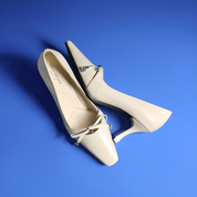 Elegant Off-White Heels