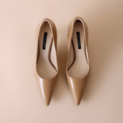 Classic Brown Stiletto Heels with Pointed Toe for Party & Office