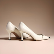 Mary Jane pumps with metal toe cap