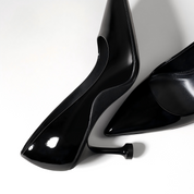 Classic Black Pointed Toe Stilettos in Cow Leather