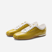Leather German Army Trainer - Minimalist Retro Sneakers